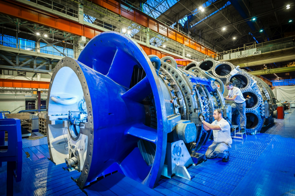 Proceso de arranque de una turbina de GAS